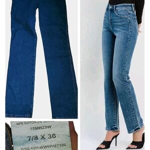 Vintage Wrangler Jeans Size 7/8x36 28x36 Slim Cowboy Rodeo Straight Mid USA Work